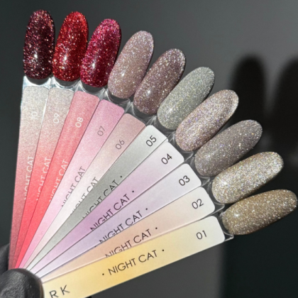 DARK GEL POLISH NIGHT CAT 03, 10 ml - 3 
