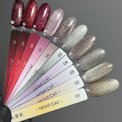 DARK GEL POLISH NIGHT CAT 03, 10 ml - 2 