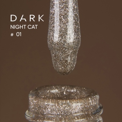 DARK GEL POLISH NIGHT CAT 01, 10 ml - 1 