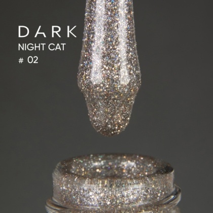 DARK GEL POLISH NIGHT CAT 02, 10 ml - 1 