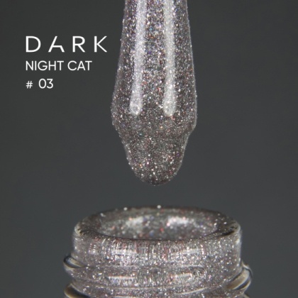 DARK GEL POLISH NIGHT CAT 03, 10 ml - 1 