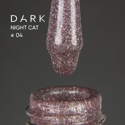 DARK GEL POLISH NIGHT CAT 04, 10 ml - 1 