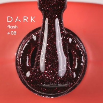 DARK Gel Polish FLASH 08, 10 ml - 1 