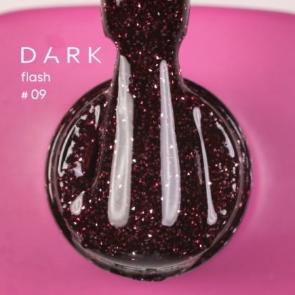 DARK Gel Polish FLASH 09, 10 ml - 1 