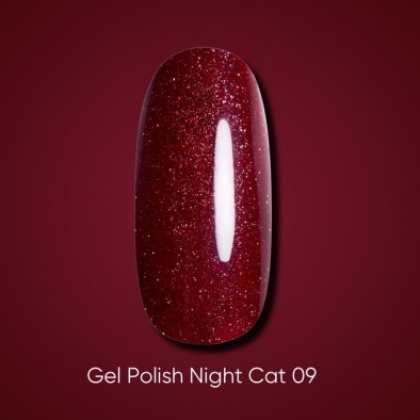 DARK GEL POLISH NIGHT CAT 09, 6 ml - 1 