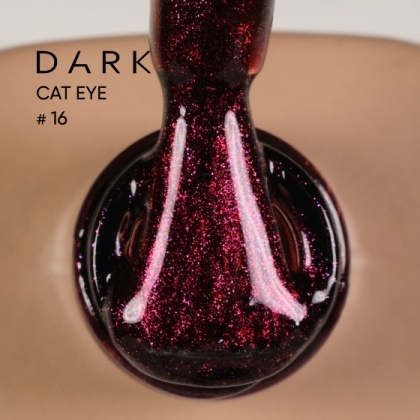 DARK GEL POLISH CAT EYE 16, 6 ml - 3 