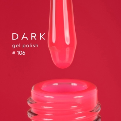 DARK GEL POLISH 106, 6 ml - 1 