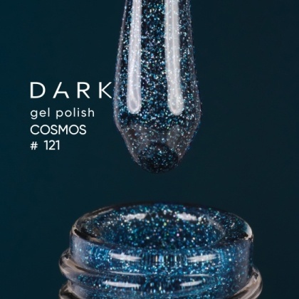 DARK GEL POLISH (COSMOS) 121, 10 ml - 1 