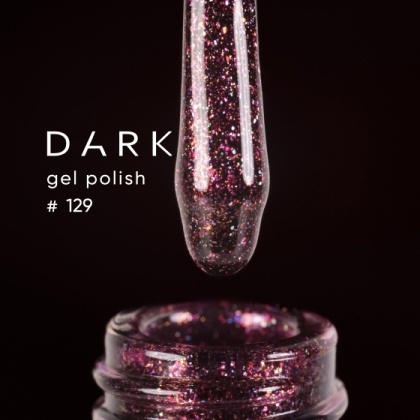 DARK GEL POLISH 129, 6 ml - 2 