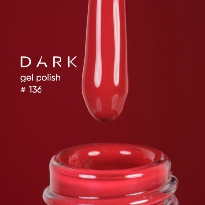 DARK GEL POLISH 136, 10ml - 1 