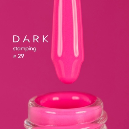 DARK STAMPING POLISH №29 РОЗОВЫЙ (10 ml) - 1 