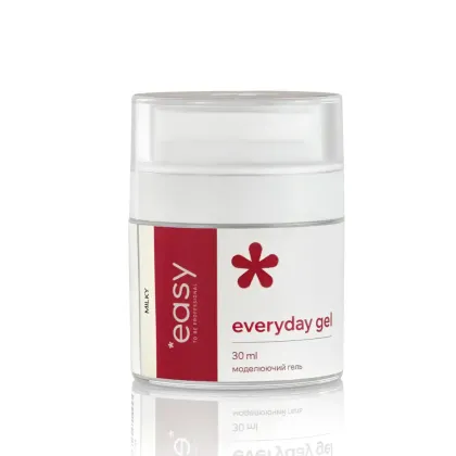 EASY to be professional Builder gel Everyday Gel MILKY, 30 ml - 4 