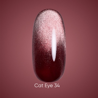 DARK GEL POLISH CAT EYE 34, 6 ml - 1 