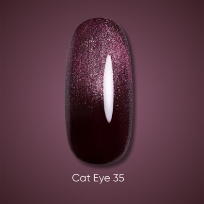 DARK GEL POLISH CAT EYE 35, 6 ml - 1 