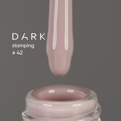 DARK STAMPING POLISH ТАУПОВЫЙ №42 (10 ml) - 1 