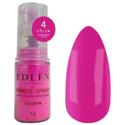 EDLEN Ombre Spray Color №4, 5g (пудра для дизайна) - 1 