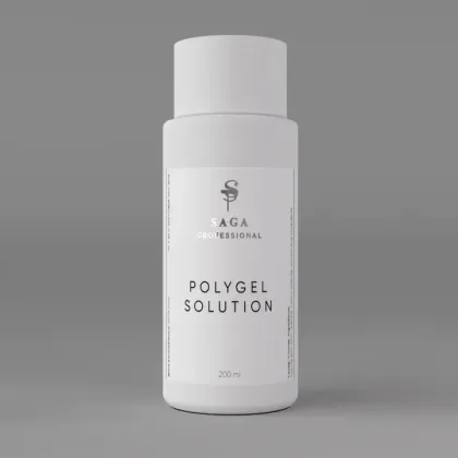 SAGA professional Жидкость для полигеля POLYGEL SOLUTION, 200 мл - 1 