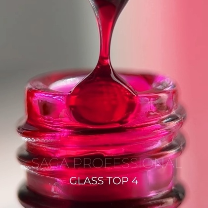 SAGA GLASS TOP №4, 10ml - Витражный цветной топ - 1 