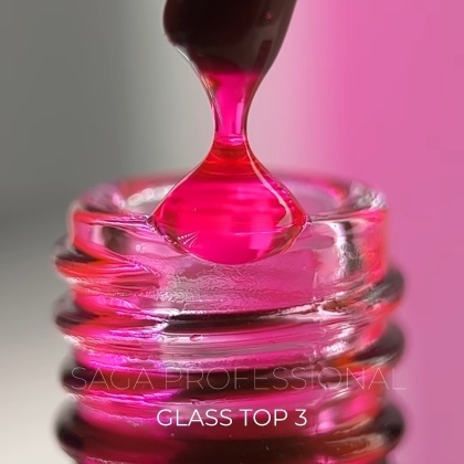 SAGA GLASS TOP №3, 10ml - Витражный цветной топ - 1 