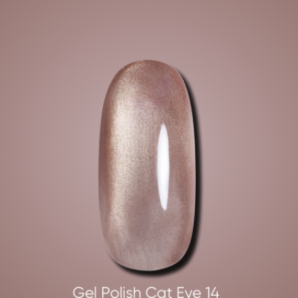 DARK GEL POLISH CAT EYE 14, 6 ml - 1 
