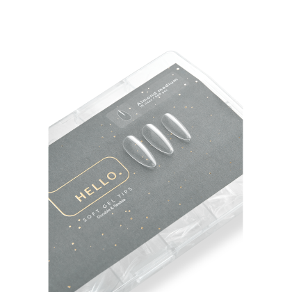 HEYLOVE Gel Tips ALMOND MEDIUM, 500 adet - 1 