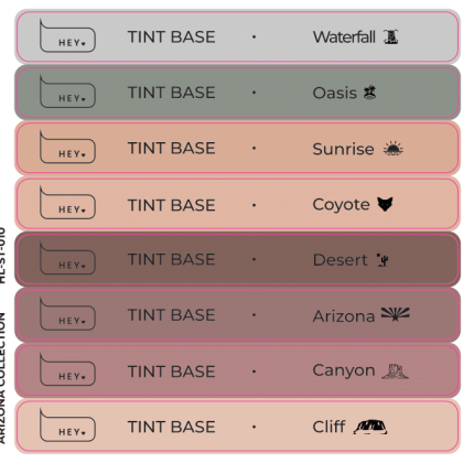HEYLOVE Tips stikeri - TINT BASE, ARIZONA Collection - 1 