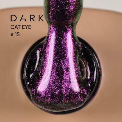 DARK GEL POLISH CAT EYE 15, 6 ml - 3 