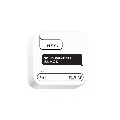 HEYLOVE. SOLID PLATINUM GEL, BLACK, 5 g - 2 