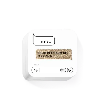 HEYLOVE. SOLID PLATINUM GEL, BROWN, 5 g - 2 