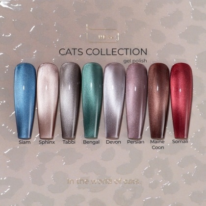 HEYLOVE. Gel Polish Cat Eye BENGAL, 15 ml - 4 