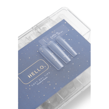 HEYLOVE Gel Tips COFFIN XL, 500 adet - 1 