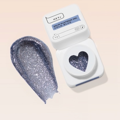 HEYLOVE. SOLID Gel Set №2, 5*5 g (Light Gold, Cold Blue, Copper, Brown, Nude) - 2 