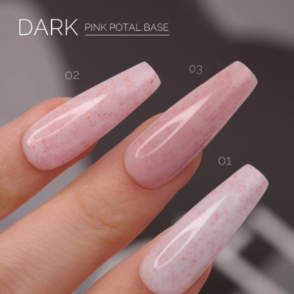 DARK PINK POTAL BASE №02 (15 ml) - 3 