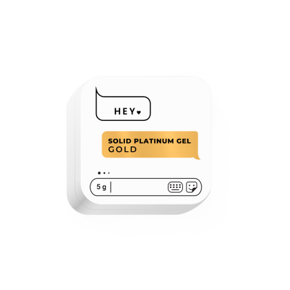 HEYLOVE. SOLID PLATINUM GEL, GOLD, 5 g - 2 