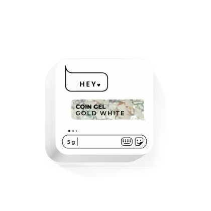 HEYLOVE. COIN GEL GOLD WHITE, 5 g - 3 