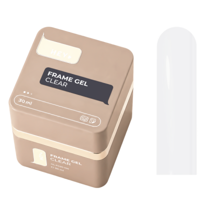 HEYLOVE. FRAME Builder Gel CLEAR, 30 ml (pompalı) - 1 