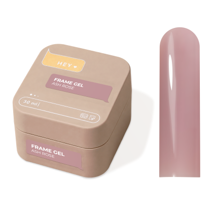 HEYLOVE. FRAME Builder Gel ASH ROSE, 30 ml - 1 