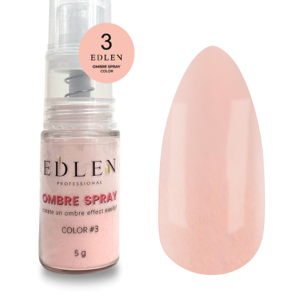 EDLEN Ombre Spray Color №3, 5g (пудра для дизайна) - 1 