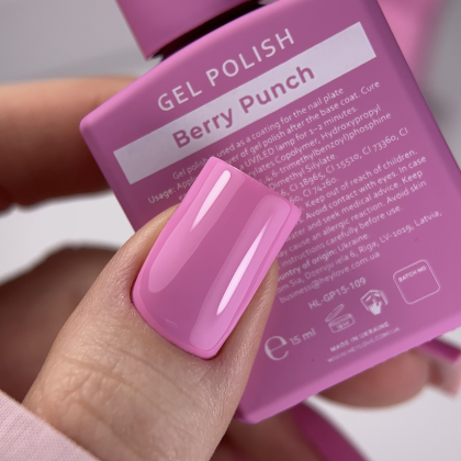 HEYLOVE. Gel Polish BERRY PUNCH, 15 ml - 1 