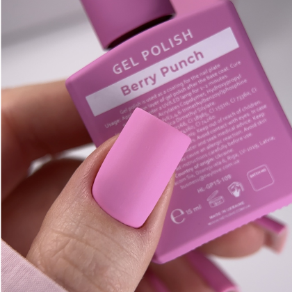 HEYLOVE. Gel Polish BERRY PUNCH, 15 ml - 2 