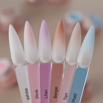 HEYLOVE. Nail Cushion Set «WHITE», 6 pcs - 2 