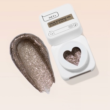 HEYLOVE. SOLID Gel Set №2, 5*5 g (Light Gold, Cold Blue, Copper, Brown, Nude) - 6 