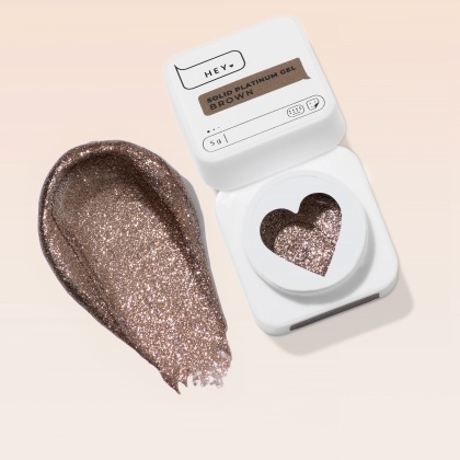 HEYLOVE. SOLID Gel Set №2, 5*5 g (Light Gold, Cold Blue, Copper, Brown, Nude) - 5 