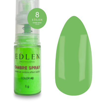 EDLEN Ombre Spray Color №8, 5g (пудра для дизайна) - 1 