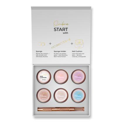 HEYLOVE. Nail Cushion Set «WHITE», 6 pcs - 1 