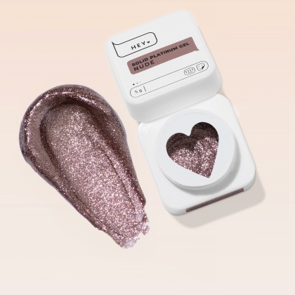 HEYLOVE. SOLID Gel Set №2, 5*5 g (Light Gold, Cold Blue, Copper, Brown, Nude) - 4 