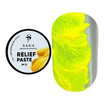 Паста для рельефного дизайна Saga Relief past 012 5 мл - 1 