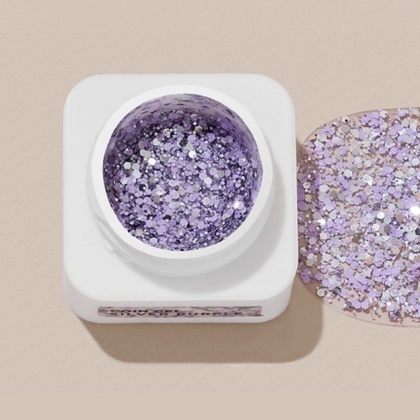 HEYLOVE. COIN GEL SILVER PURPLE, 5 g - 1 
