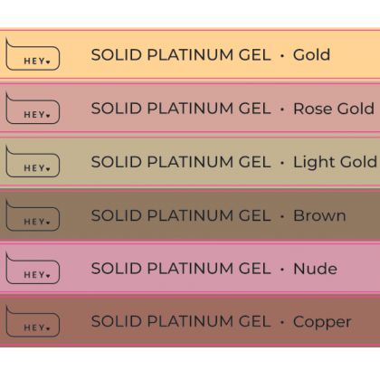 HEYLOVE Tips stikeri - SOLID PLATINUM GEL - 1 
