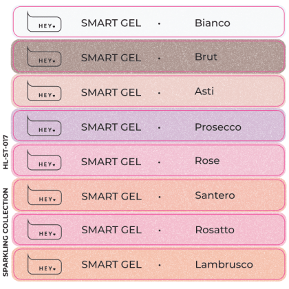 HEYLOVE Tips stikeri - SMART BUILDER GEL, SPARKLING Collection - 1 